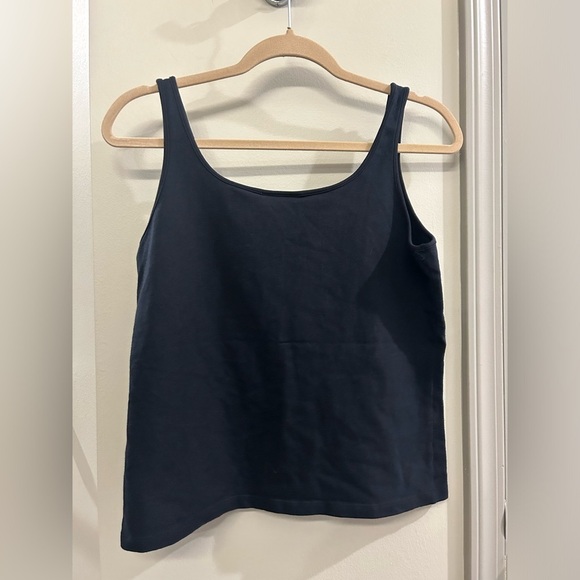 Talbots Tank Top Women’s Large Black Cotton - Picture 2 of 6